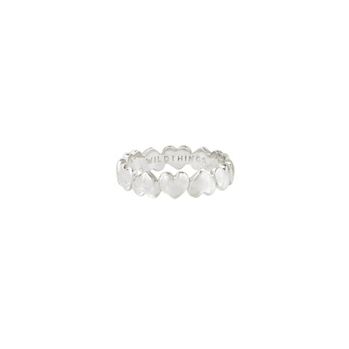 L'AMOUR PINKY RING ZILVER